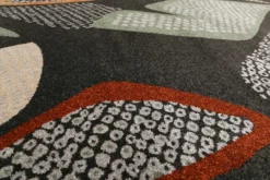 Esprit Teppich Anthrazit Bunt Kurzflor 