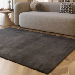 Esprit Teppich Anthrazit und sehr flauschig Hochflor "Alice"