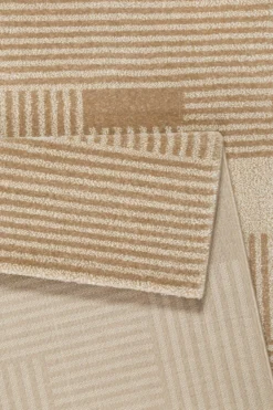 Esprit Teppich Beige Braun Kurzflor 