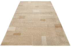 Esprit Teppich Beige Braun Kurzflor 