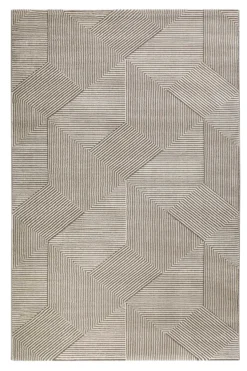 Esprit Teppich Beige Braun Kurzflor 