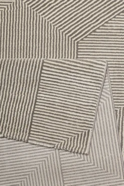 Esprit Teppich Beige Braun Kurzflor 
