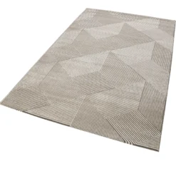 Esprit Teppich Beige Braun Kurzflor 