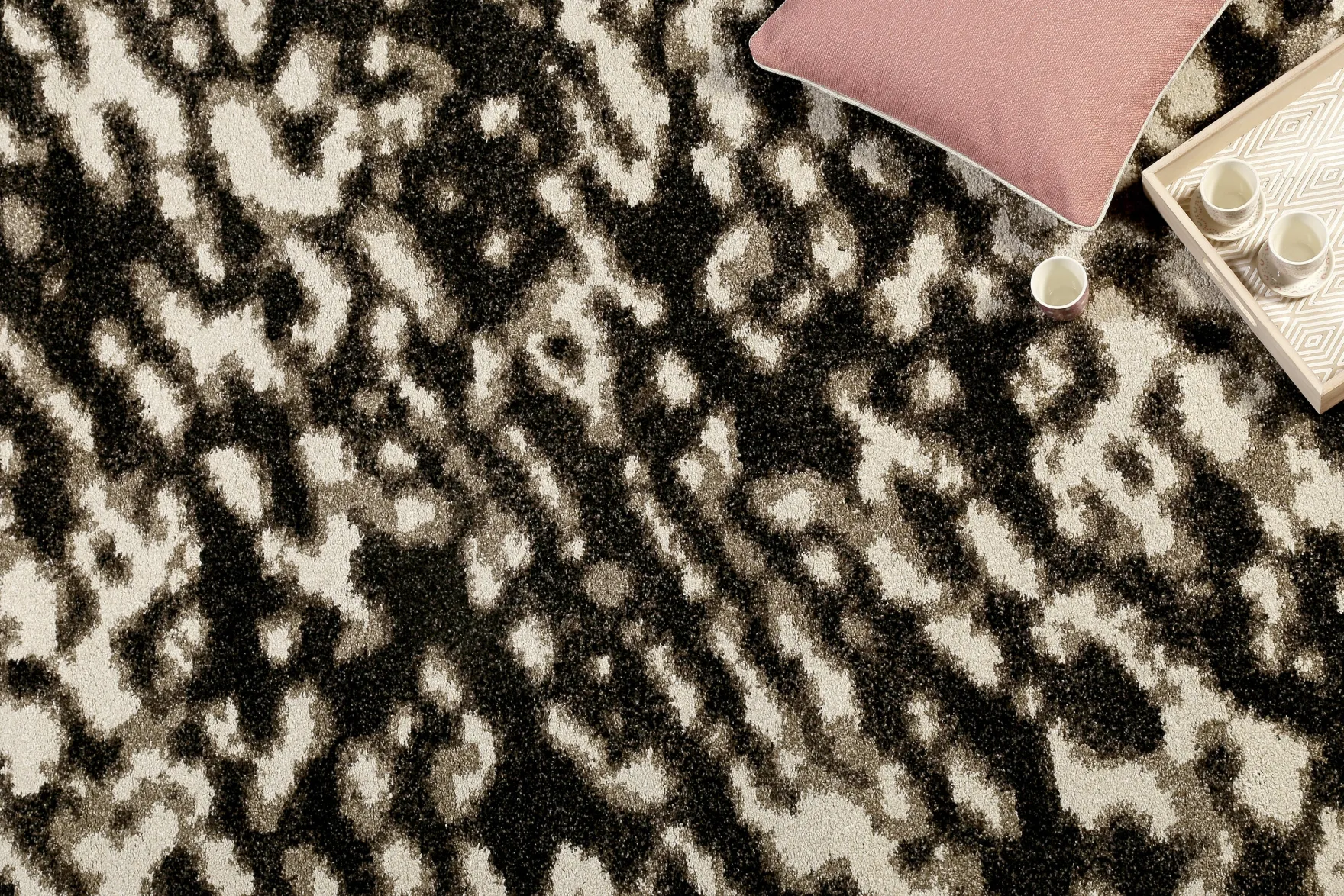 ESPRIT Teppich beige braun meliert "Madison"