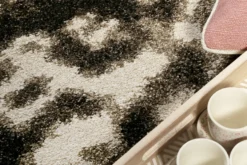 ESPRIT Teppich beige braun meliert