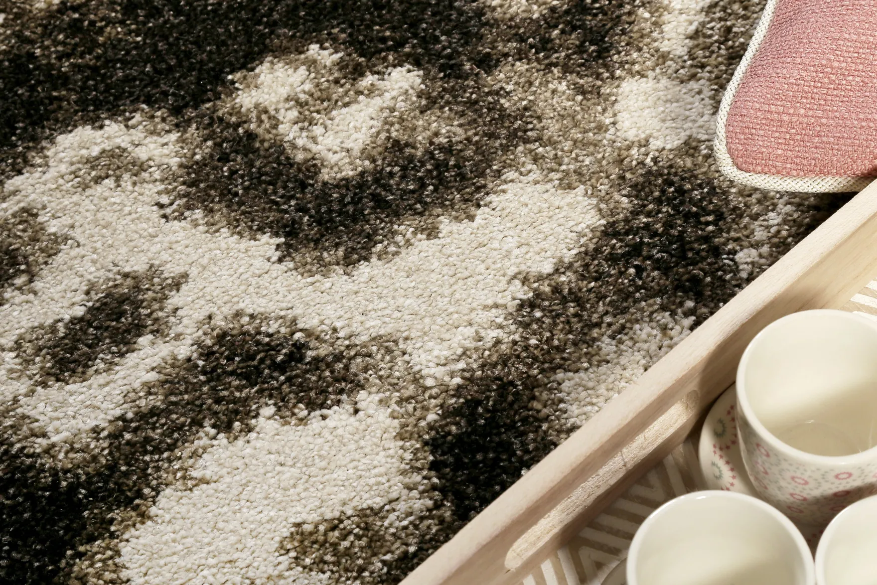 ESPRIT Teppich beige braun meliert "Madison"