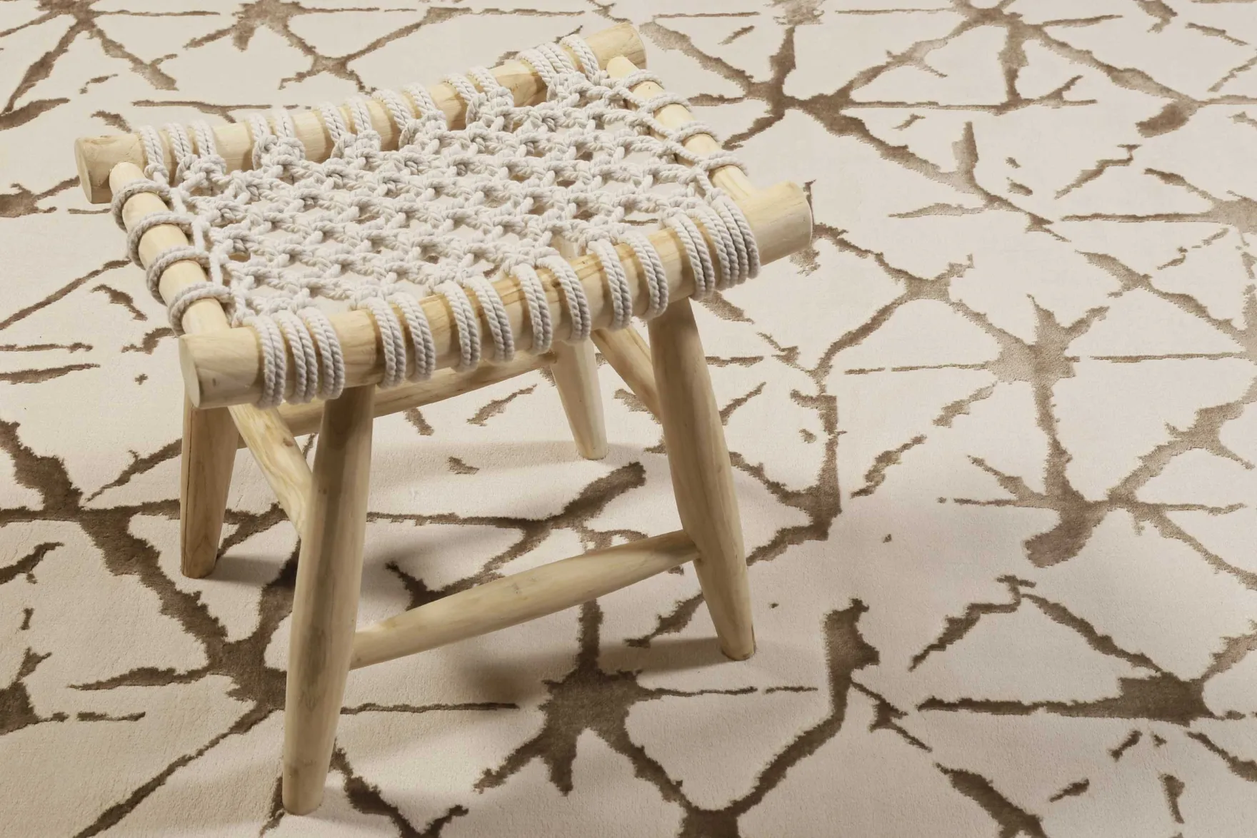 Esprit Teppich Beige Kurzflor "Solveig"