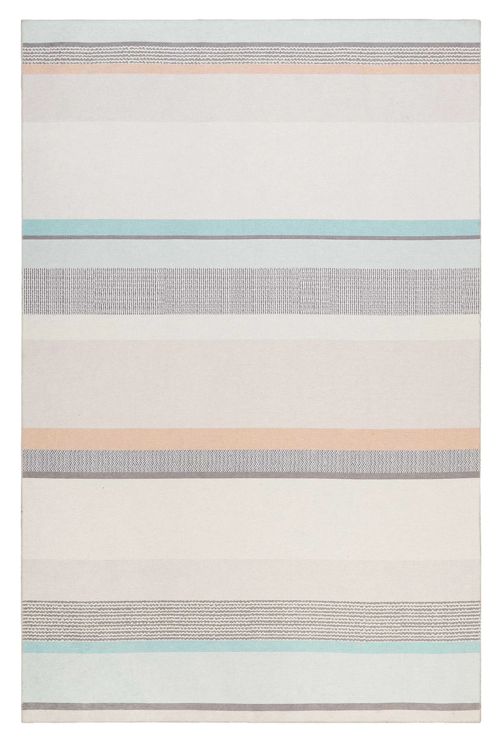 Esprit Teppich Beige Pfirsich Türkis "Ben"