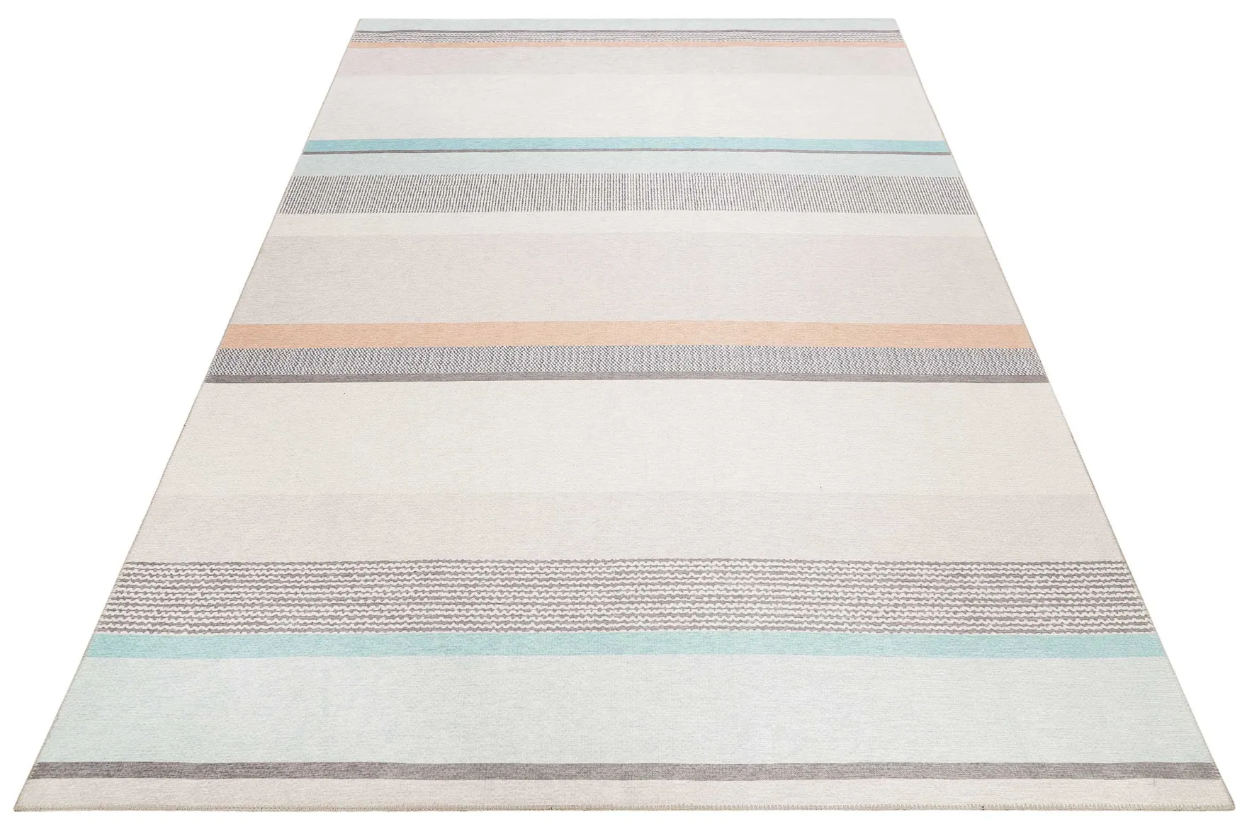 Esprit Teppich Beige Pfirsich Türkis "Ben"