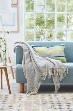 Esprit Teppich Beige Türkis Kurzflor 