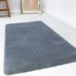 Esprit Teppich Blau Grau Hochflor "Relaxx"