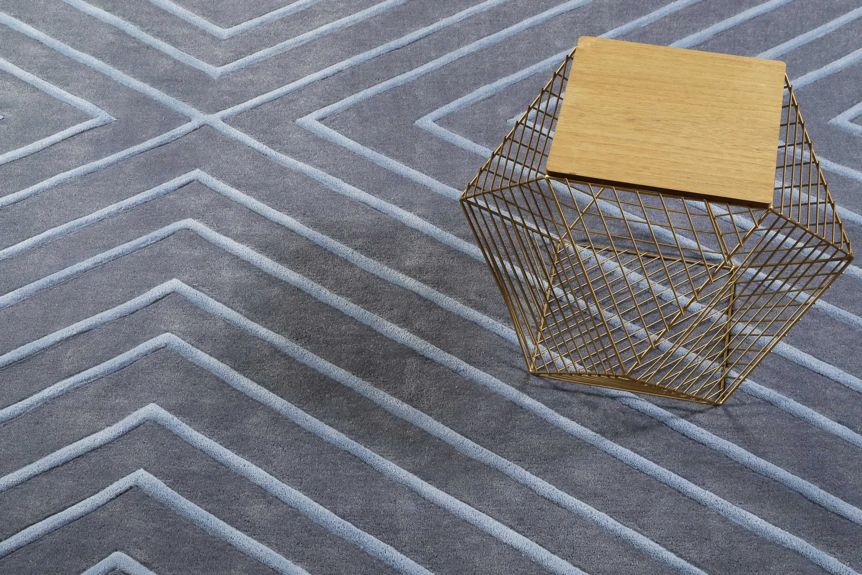 Esprit Teppich blau Kurzflor "V. Flip"