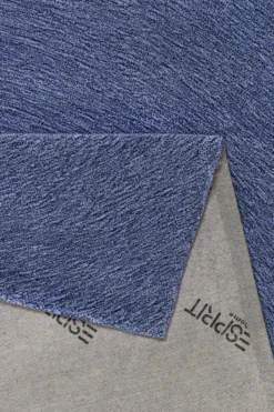 Esprit Teppich Blau meliert aus Wolle