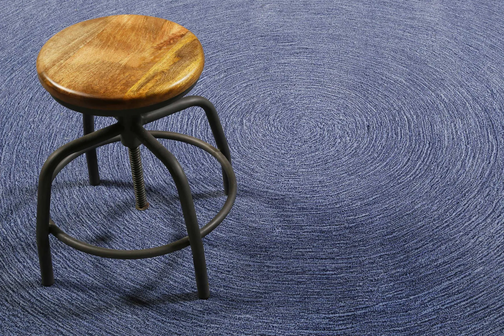 Esprit Teppich Blau meliert aus Wolle "Colour In Motion"