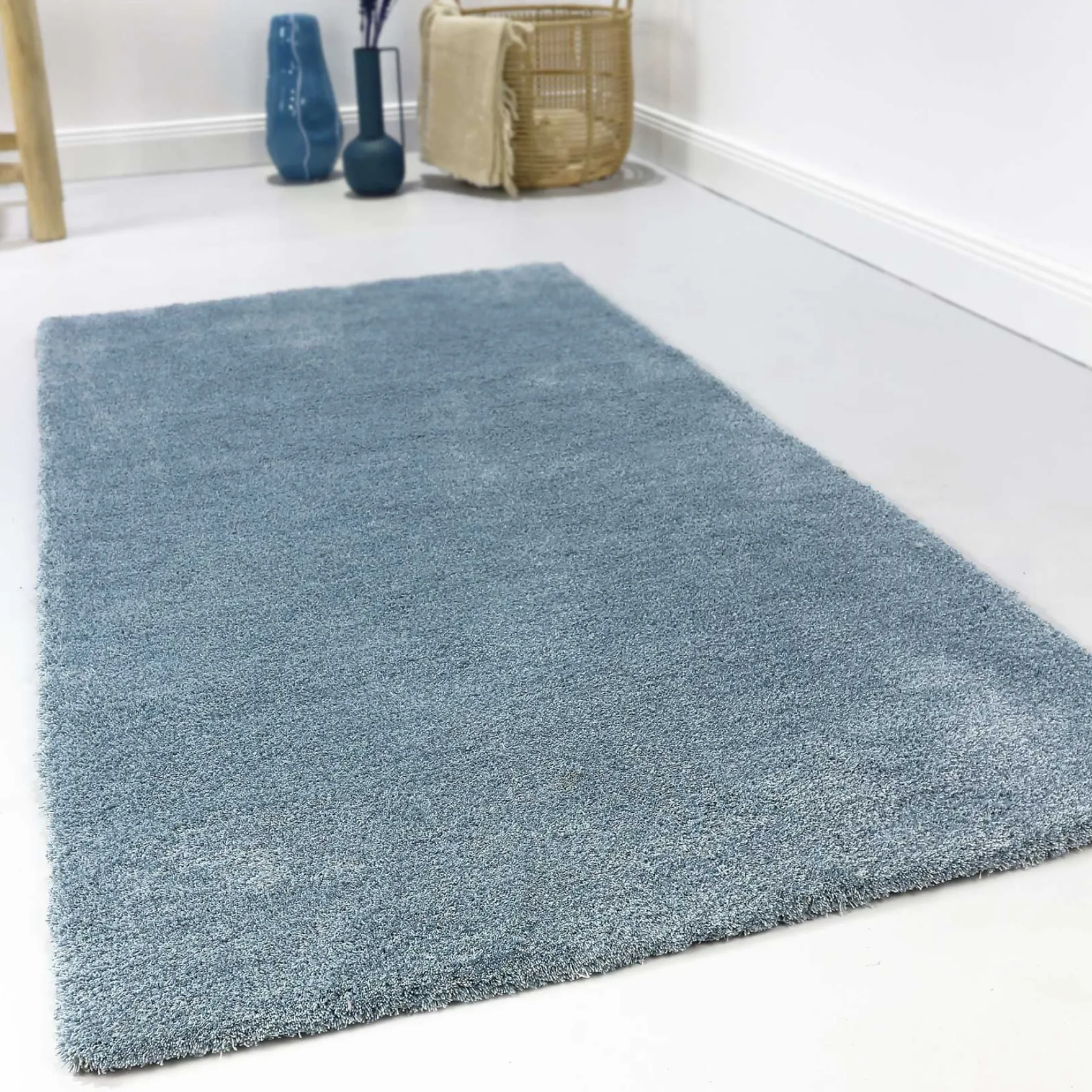 Esprit Teppich Blau meliert Hochflor "Loft"