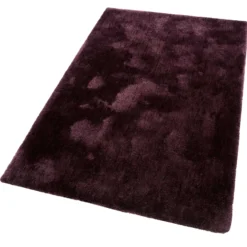 Esprit Teppich Bordeaux Rot Hochflor