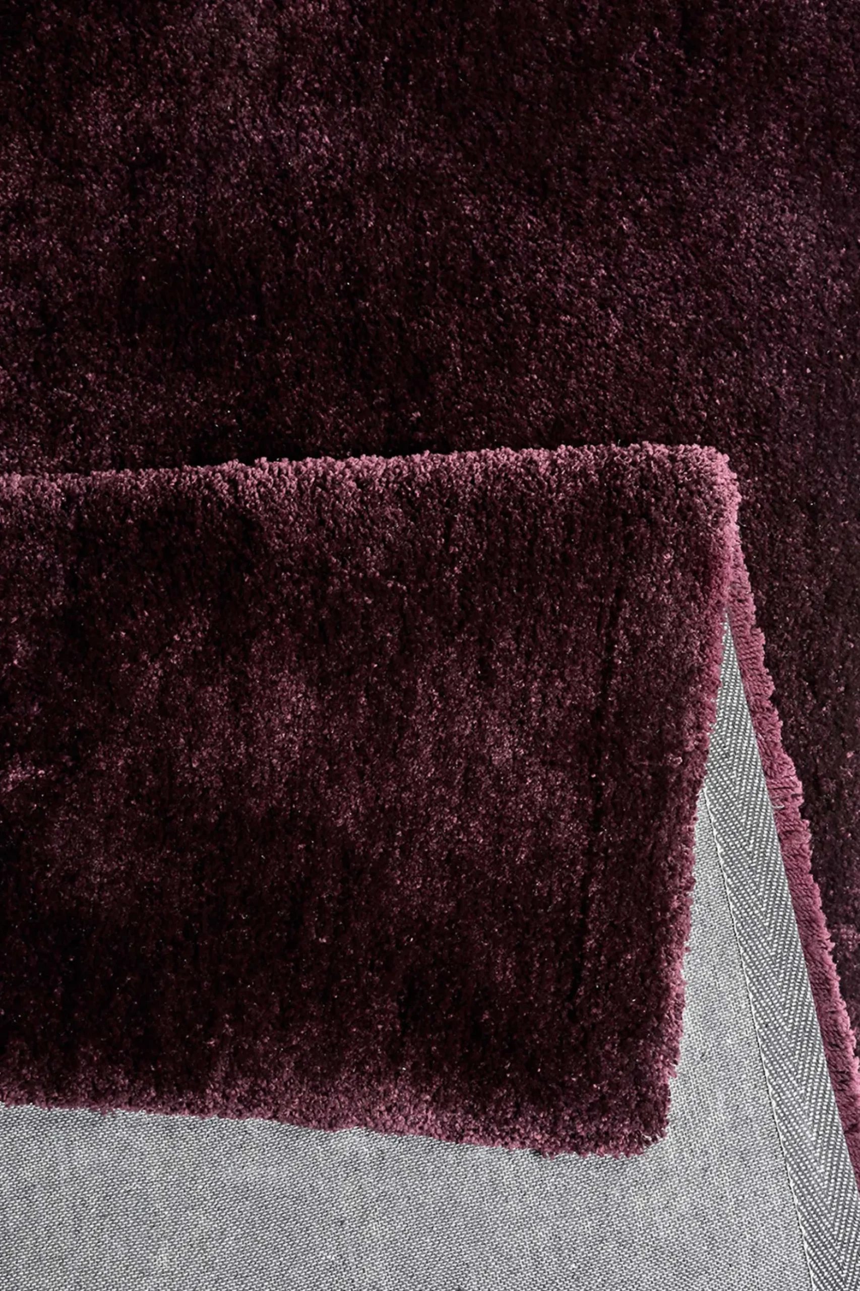 Esprit Teppich Bordeaux Rot Hochflor "Relaxx"