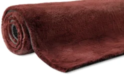 Esprit Teppich Bordeaux Rot und sehr flauschig Hochflor 