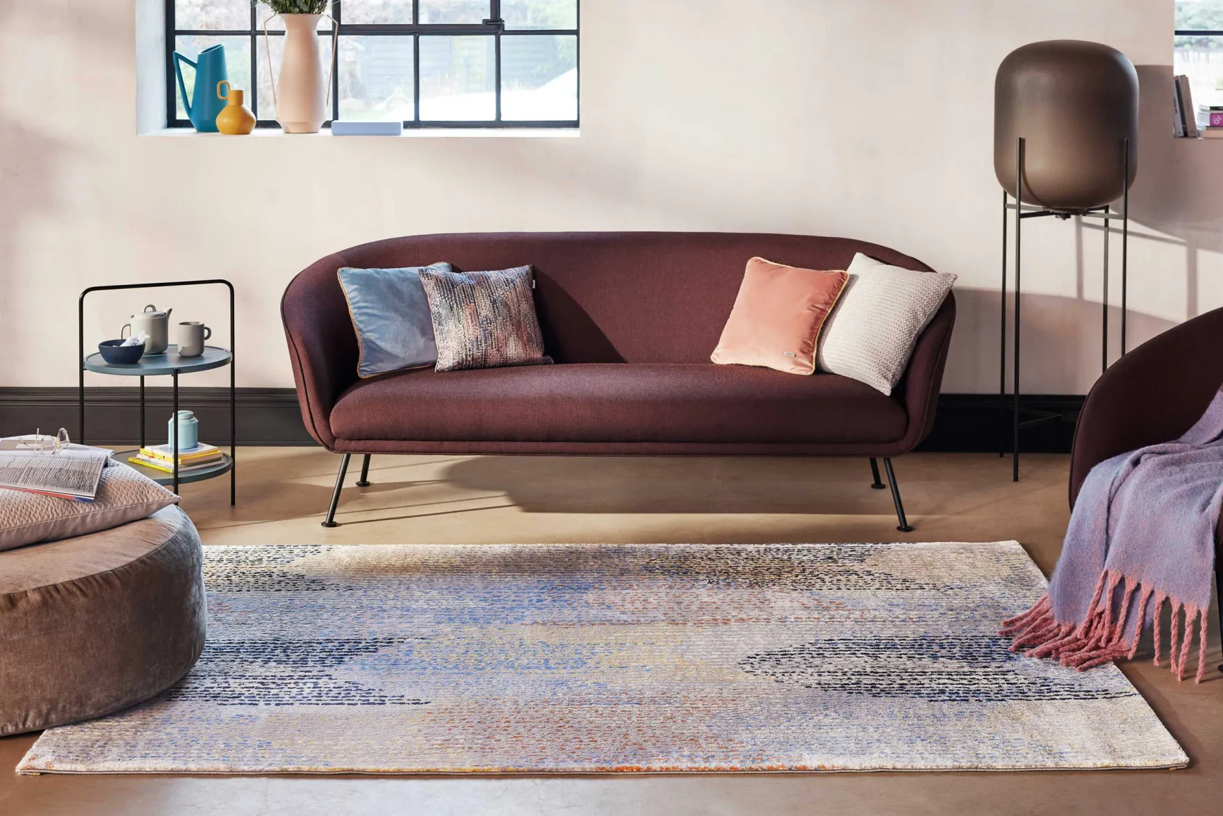 Esprit Teppich Bunt Kurzflor "Antonia"