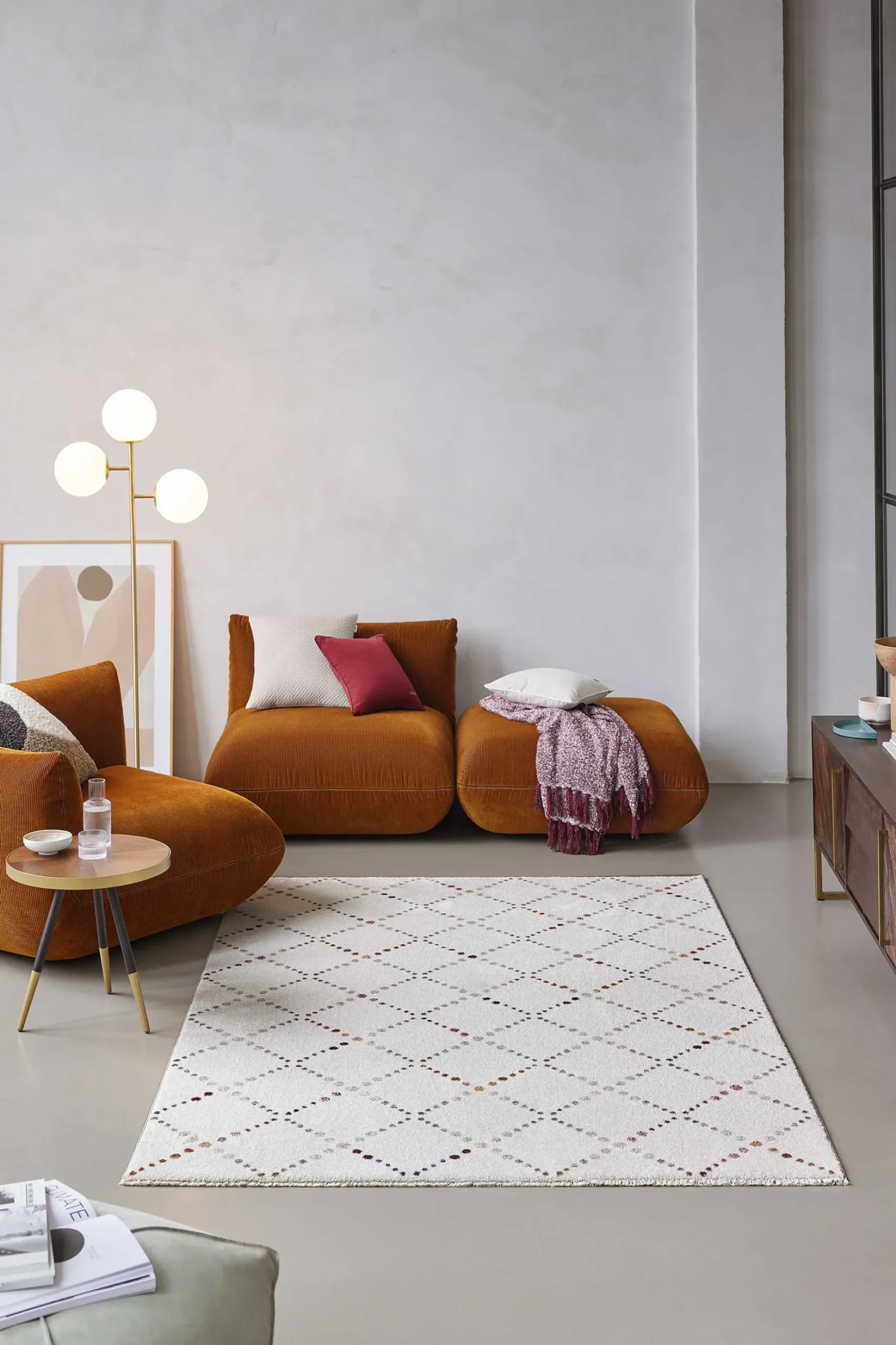 Esprit Teppich Creme Beige "Ina"