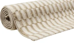 Esprit Teppich Creme Beige Kurzflor "Linn"
