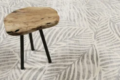 Esprit Teppich Creme Weiß Grau meliert Kurzflor