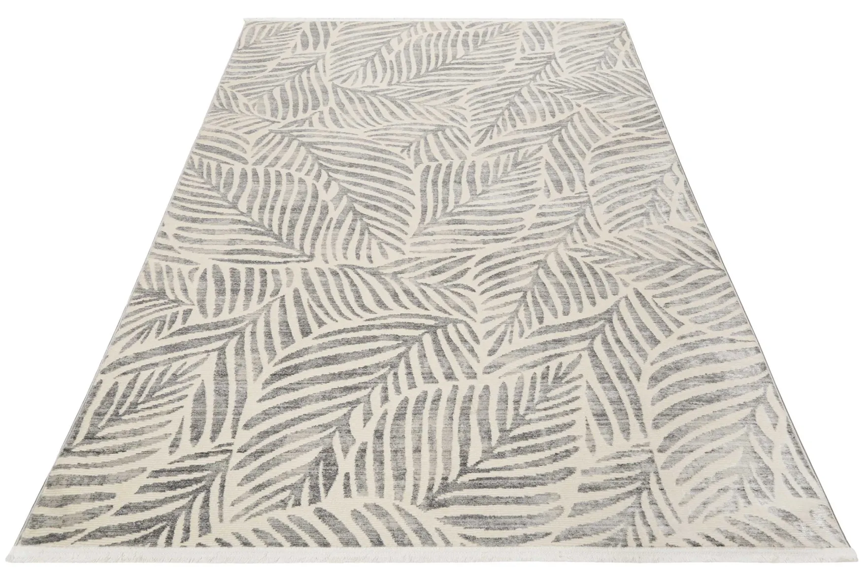 Esprit Teppich Creme Weiß Grau meliert Kurzflor "Victoria"