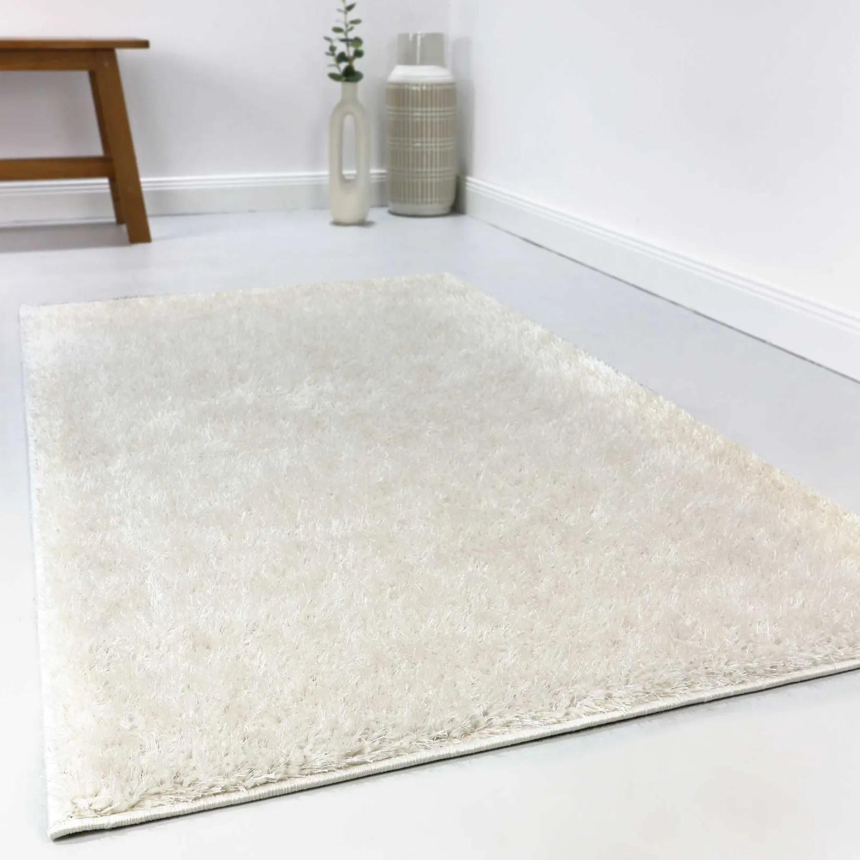 Esprit Teppich Creme Weiß Hochflor "#Swagger Shag"