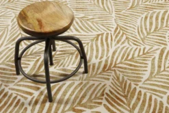 Esprit Teppich Creme Weiß Kupfer Gold meliert Kurzflor 