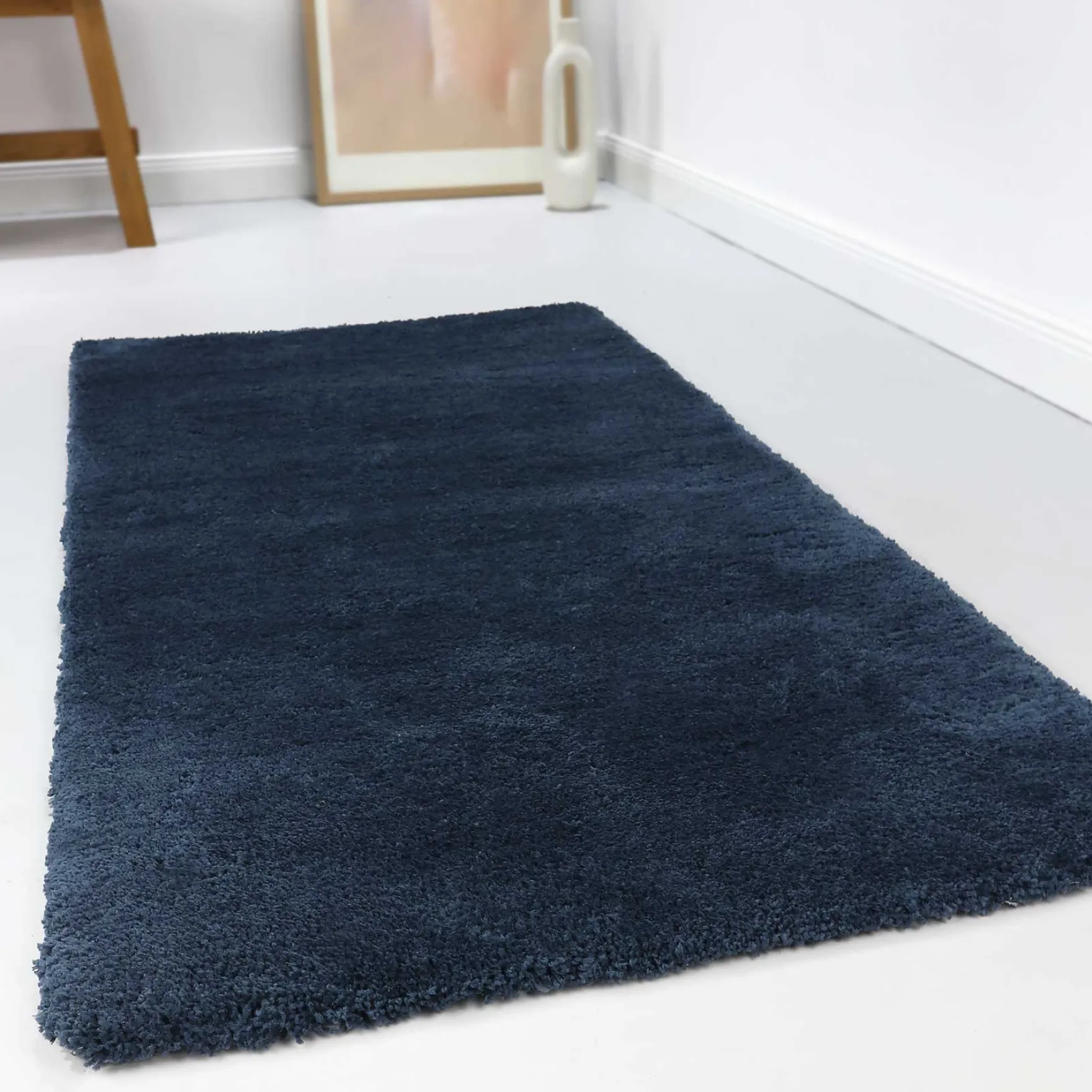 Esprit Teppich Dunkelblau Hochflor "Relaxx"