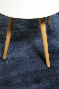 Esprit Teppich Dunkelblau Hochflor