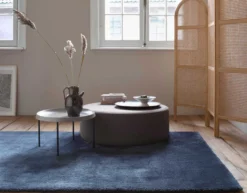Esprit Teppich Dunkelblau Hochflor