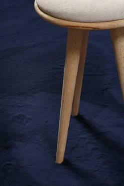 Esprit Teppich Dunkelblau und sehr flauschig Hochflor