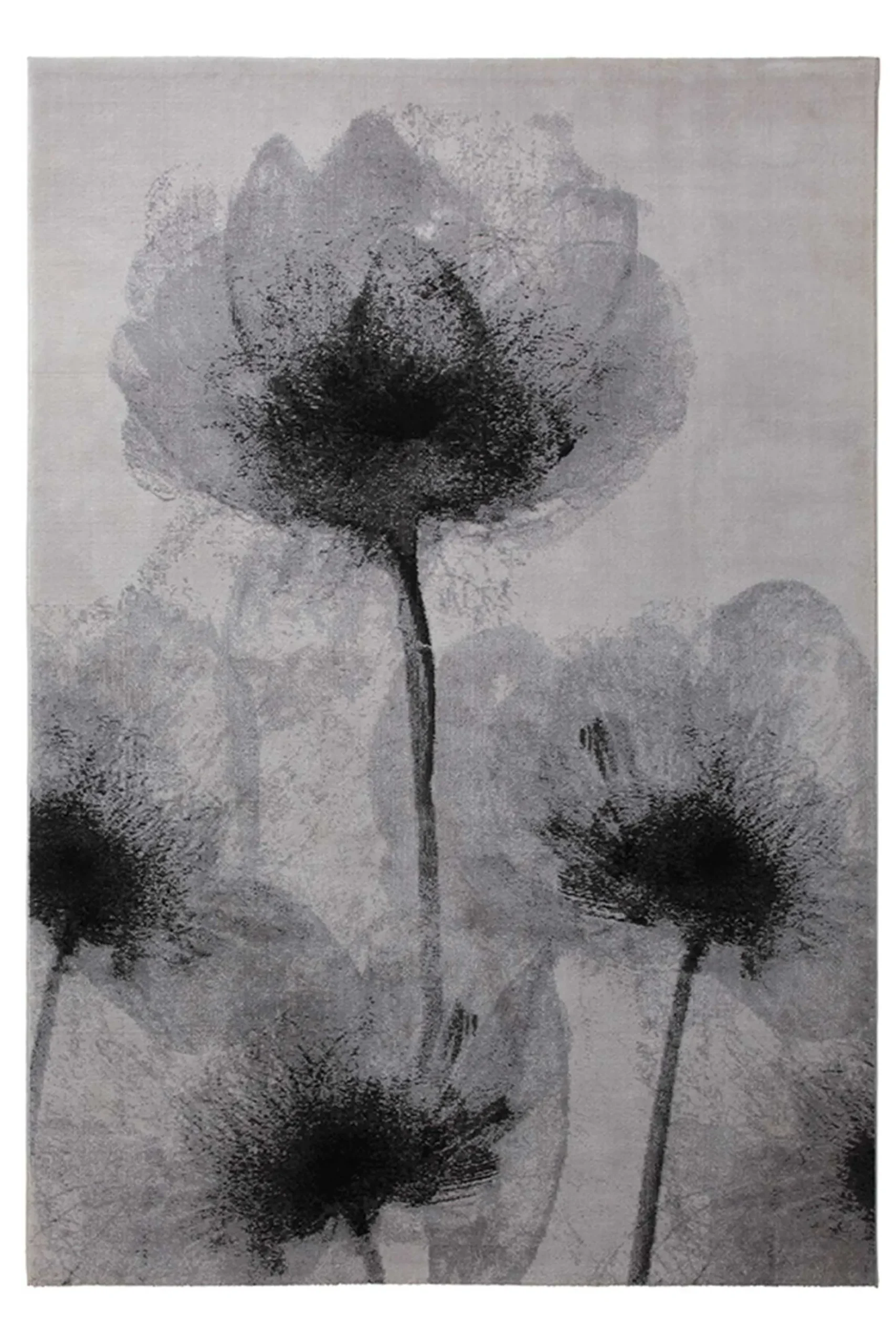 Esprit Teppich Grau Anthrazit Kurzflor "Night Shade"