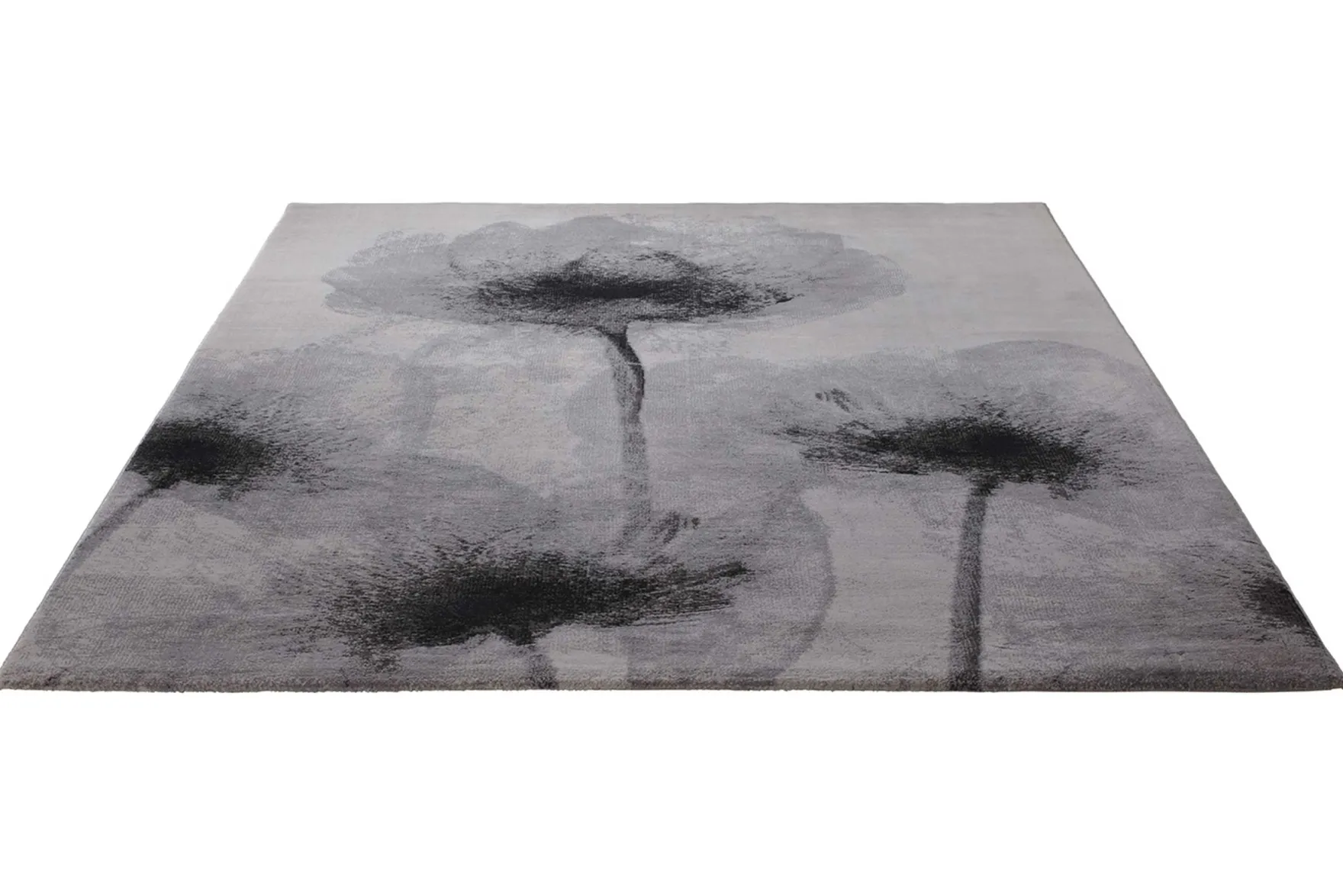 Esprit Teppich Grau Anthrazit Kurzflor "Night Shade"