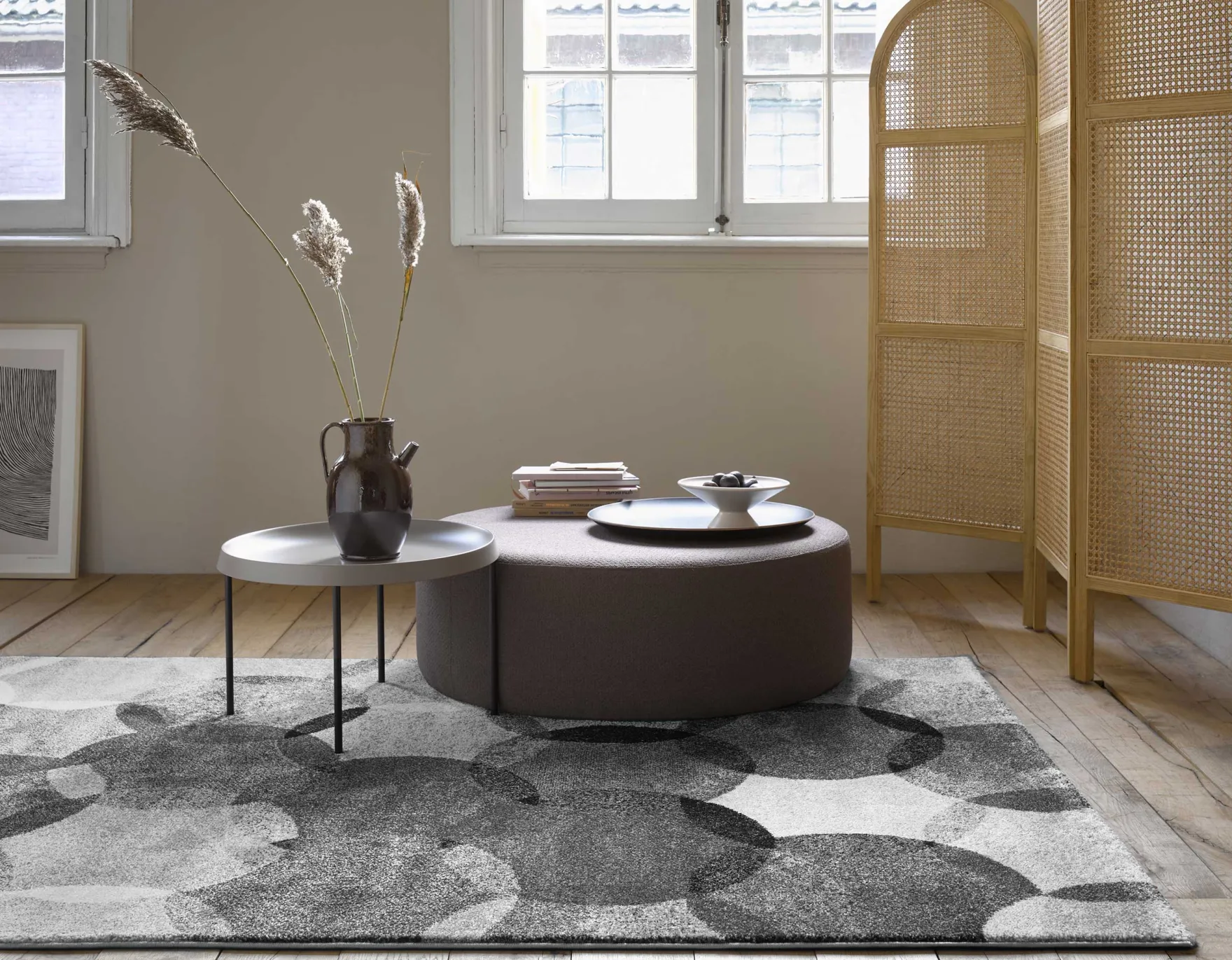 Esprit Teppich Grau Anthrazit "Modernina"