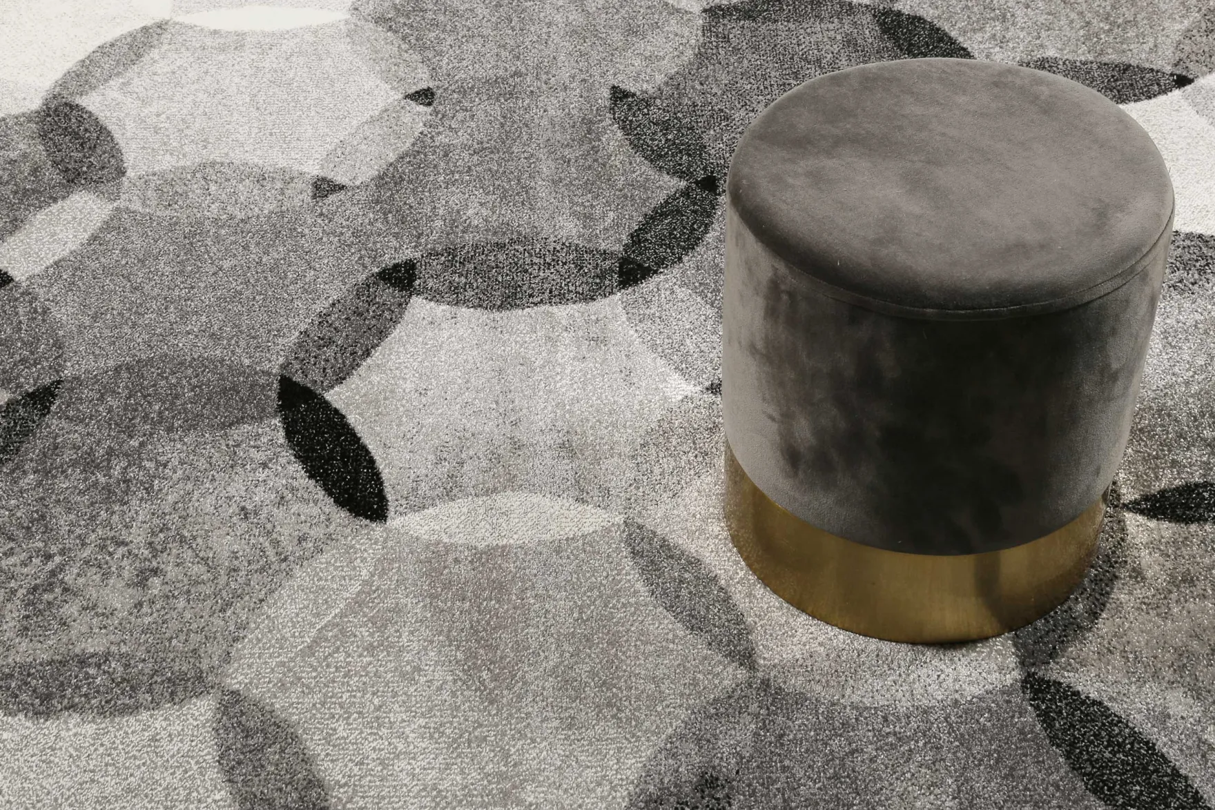 Esprit Teppich Grau Anthrazit "Modernina"