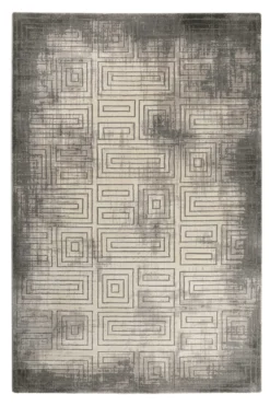 Esprit Teppich Grau Beige Kurzflor 