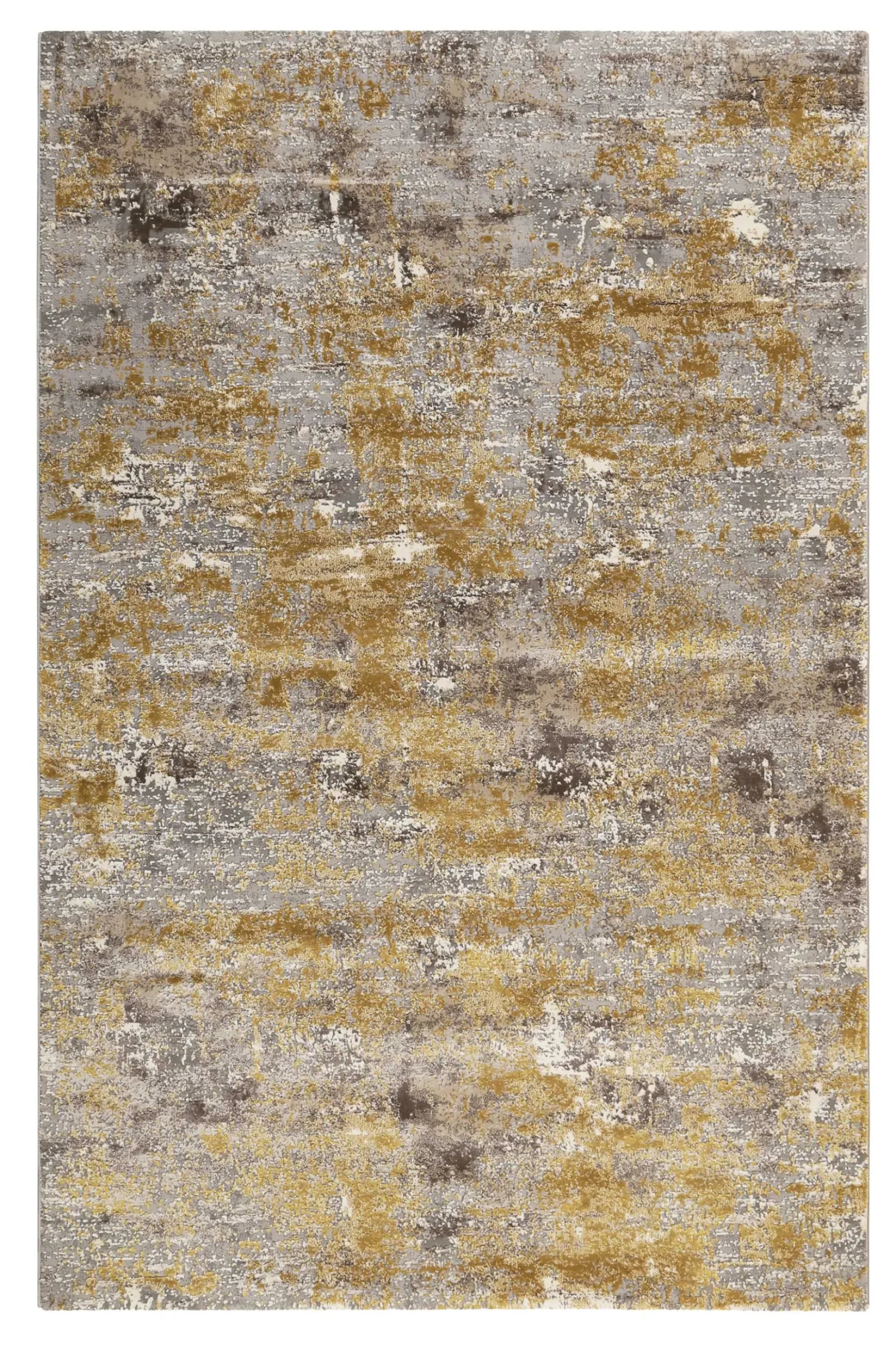 Esprit Teppich Grau Gold Kurzflor "Vintage Feels"