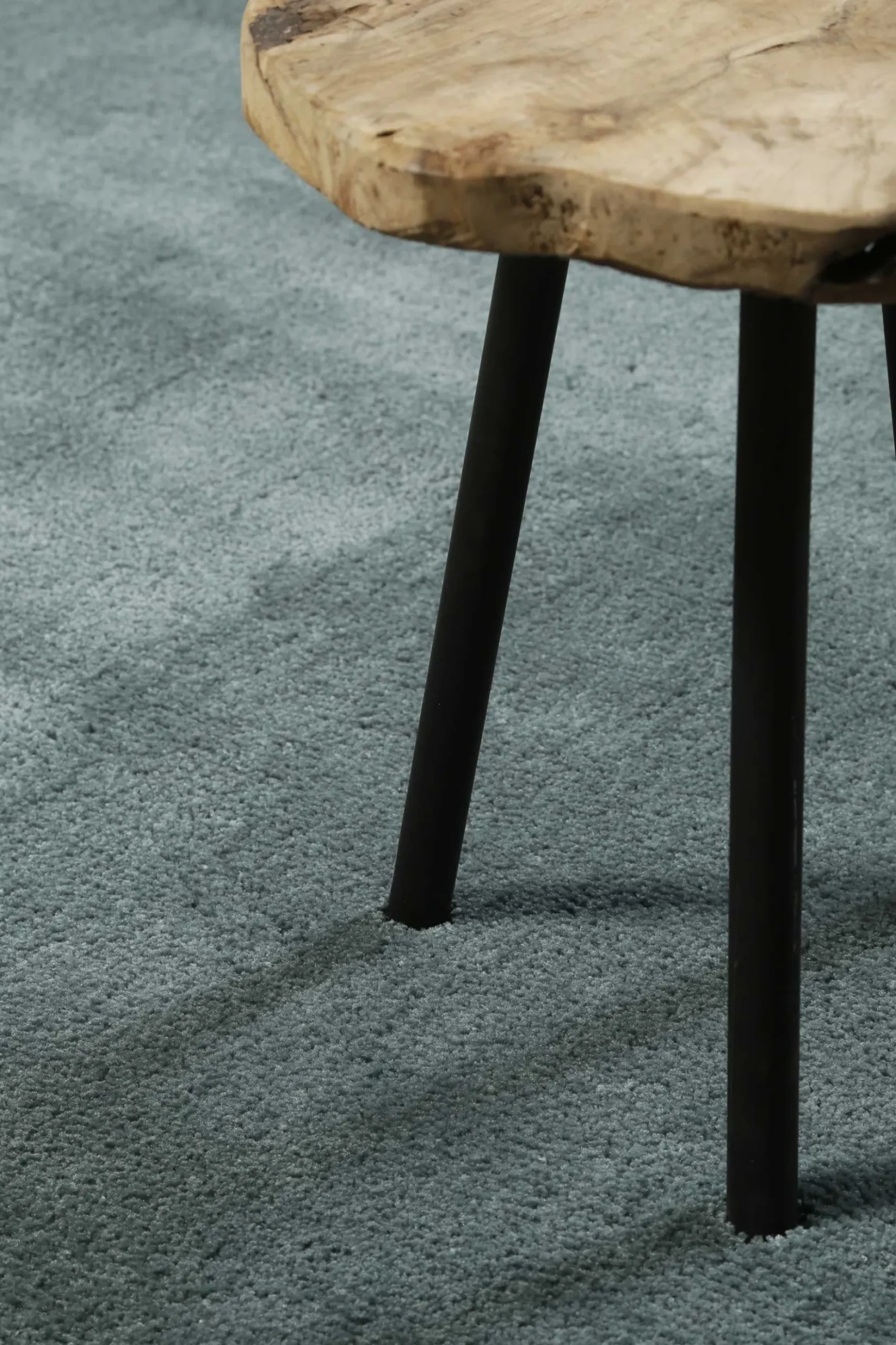 Esprit Teppich Grau Grün Hochflor "Relaxx"