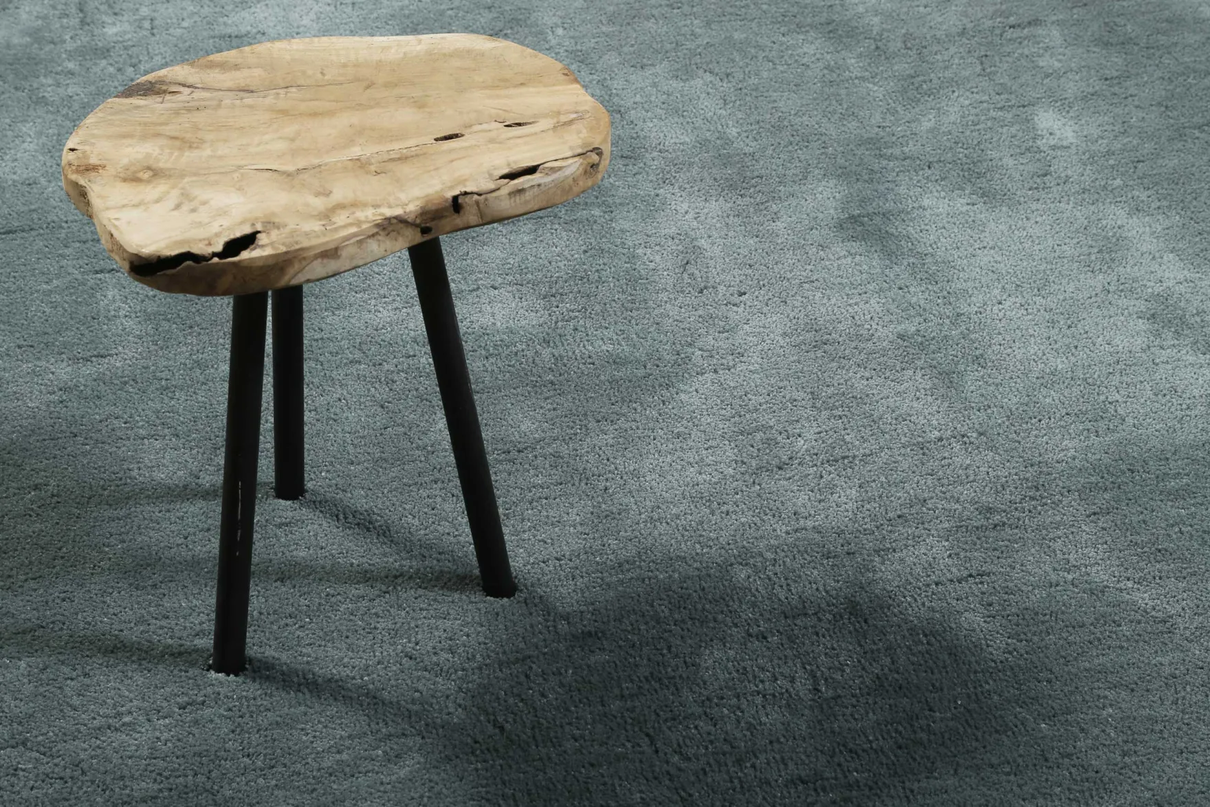 Esprit Teppich Grau Grün Hochflor "Relaxx"