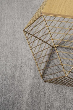 Esprit Teppich Grau Hochflor