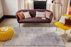 Esprit Teppich Grau Kurzflor 