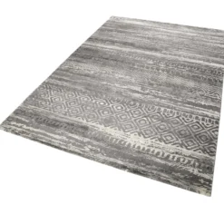 Esprit Teppich Grau Kurzflor