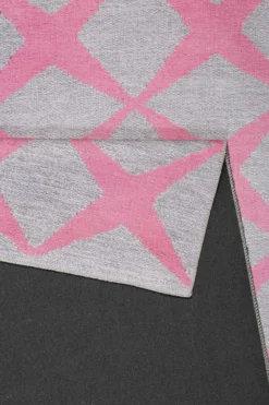 Esprit Teppich Grau Rosa