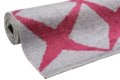 Esprit Teppich Grau Rot