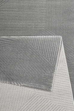 Esprit Teppich Grau Taupe Kurzflor