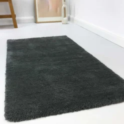 Esprit Teppich Grün Anthrazit Hochflor 