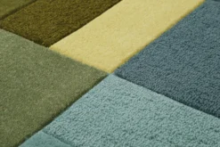 Esprit Teppich Grün Blau aus Wolle "Various Box"