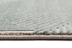 Esprit Teppich Grün Grau Kurzflor 